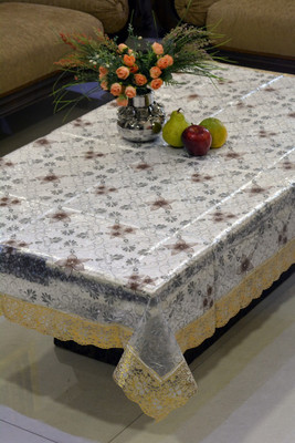

Freely Floral 6 Seater Table Cover(Multicolor, PVC)