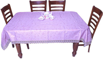 

E-Retailer Floral 6 Seater Table Cover(Pink, PVC)