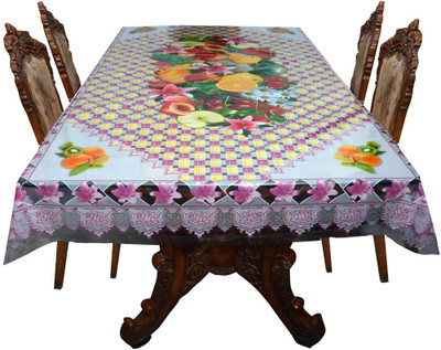 

The Trendy Printed 8 Seater Table Cover(Multicolor, PVC)