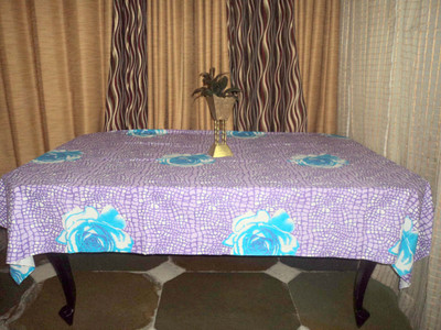 

Amita Home Furnishing Floral 6 Seater Table Cover(Purple, Cotton)