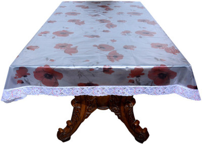 

The Trendy Floral 4 Seater Table Cover(Multicolor, PVC)