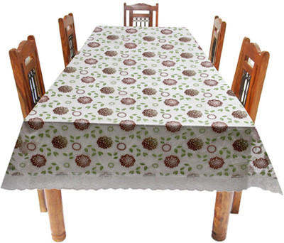 The Trendy Printed 8 Seater Table Cover(Multicolor, PVC)