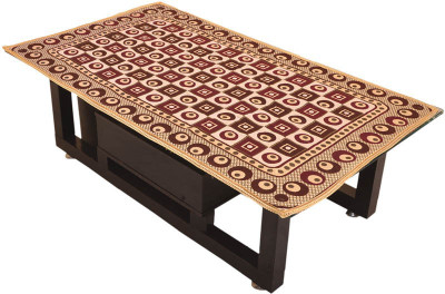 

Zesture Geometric 4 Seater Table Cover(Multicolor, Polyester)