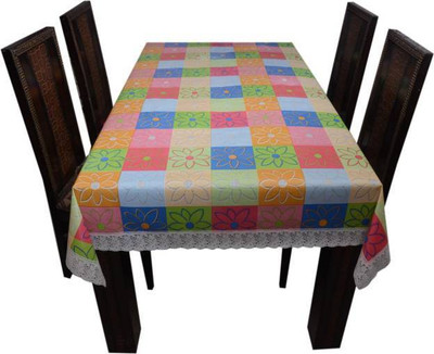 

Delfi Floral 6 Seater Table Cover(Multicolor, PVC)