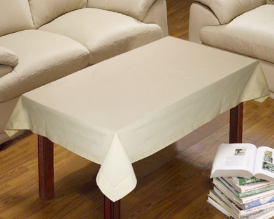 

Lushomes Solid 4 Seater Table Cover(Beige, Cotton)