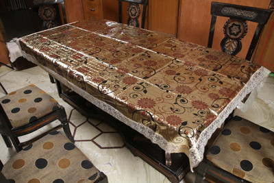 

Freely Printed 6 Seater Table Cover(Multicolor, PVC)