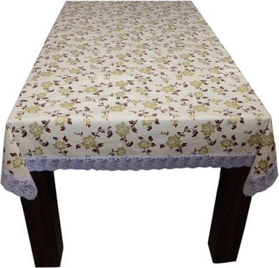 

The Trendy Floral 4 Seater Table Cover(Multicolor, PVC)