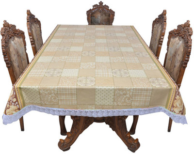 

The Trendy Printed 8 Seater Table Cover(Multicolor, PVC)