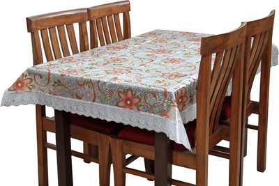 

Rajri Decor Printed 6 Seater Table Cover(Multicolor, PVC)