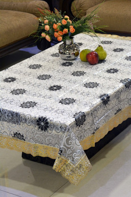 

Freely Floral 8 Seater Table Cover(Multicolor, PVC)