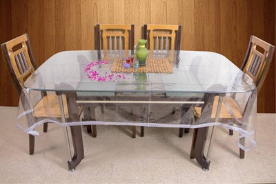 

Delfi Crocheted 6 Seater Table Cover(Silver, PVC)