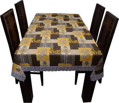 

The Trendy Floral 6 Seater Table Cover(Multicolor, PVC)