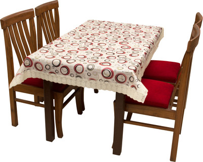 

Rajri Decor Printed 6 Seater Table Cover(Multicolor, Vinyl)