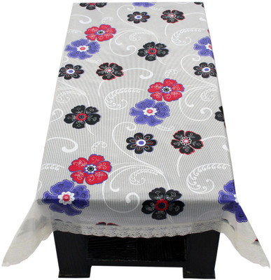 The Trendy Printed 4 Seater Table Cover(Multicolor, PVC)