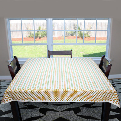 

Coco Bee Printed 4 Seater Table Cover(Multicolor, Cotton)