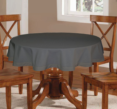 

Lushomes Solid 6 Seater Table Cover(Grey, Cotton)