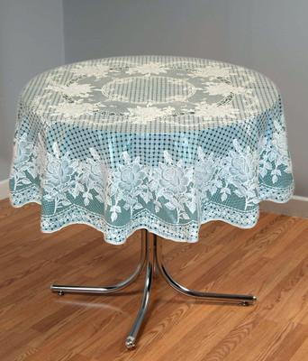Katwa Clasic Floral 4 Seater Table Cover(Dark Green, PVC)