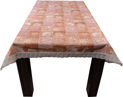 

The Trendy Printed 4 Seater Table Cover(Multicolor, PVC)