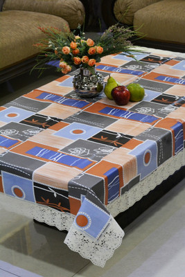 

Freely Printed 6 Seater Table Cover(Multicolor, PVC)