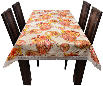 

The Trendy Printed 8 Seater Table Cover(Multicolor, PVC)