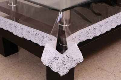 

Delfi Solid 6 Seater Table Cover(transparent, PVC)