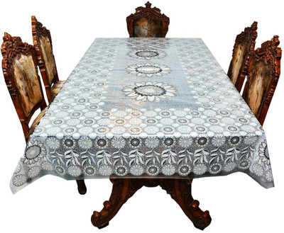 

The Trendy Printed 8 Seater Table Cover(Multicolor, PVC)