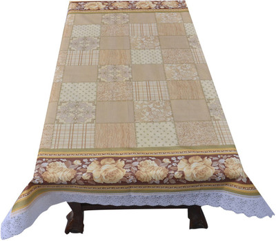 

The Trendy Printed 4 Seater Table Cover(Multicolor, PVC)