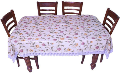 

E-Retailer Geometric 6 Seater Table Cover(Multicolor, PVC)