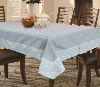 

Rhome Printed 8 Seater Table Cover(Grey, Cotton)