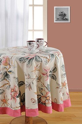 Swayam Printed 4 Seater Table Cover(Multicolor, Cotton)