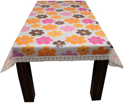 

The Trendy Printed 4 Seater Table Cover(Multicolor, PVC)