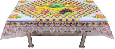 

The Trendy Printed 4 Seater Table Cover(Multicolor, PVC)