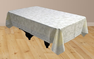 

Katwa Clasic Floral 2 Seater Table Cover(Yellow, PVC)