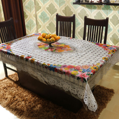

Home Candy Floral 6 Seater Table Cover(Multicolor, Vinyl)