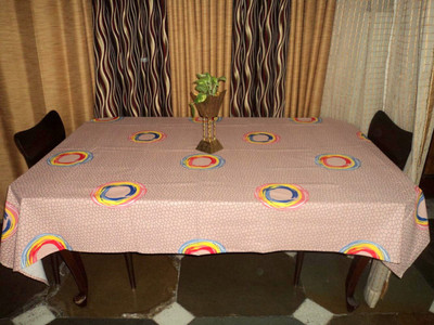 

Amita Home Furnishing Geometric 6 Seater Table Cover(Multicolor, Cotton)