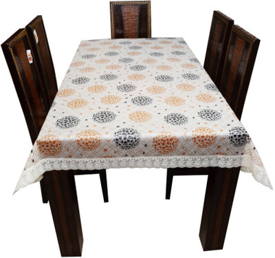 

Rajri Decor Printed 6 Seater Table Cover(Multicolor, PVC)