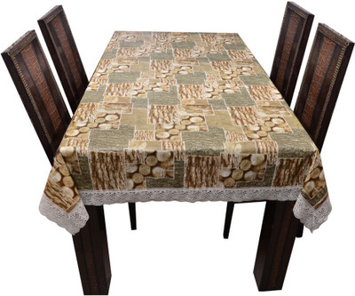 

The Trendy Printed 6 Seater Table Cover(Multicolor, PVC)