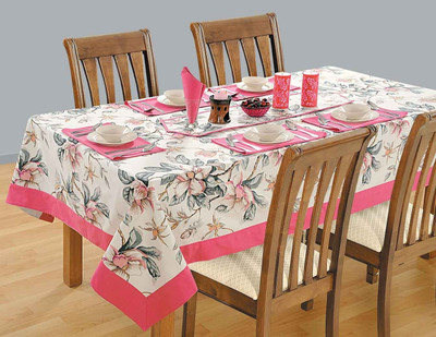 

Swayam Printed 12 Seater Table Cover(Pink, Cotton)
