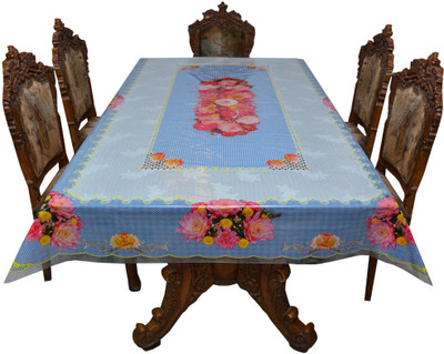 

The Trendy Printed 8 Seater Table Cover(Multicolor, PVC)