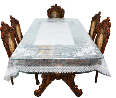 

The Trendy Printed 8 Seater Table Cover(Multicolor, PVC)