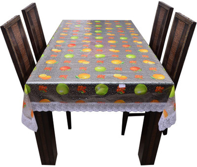 

The Trendy Printed 8 Seater Table Cover(Multicolor, PVC)