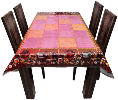 

The Trendy Printed 6 Seater Table Cover(Multicolor, PVC)