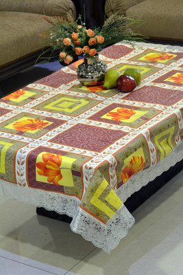 

Freely Checkered 8 Seater Table Cover(Multicolor, PVC)