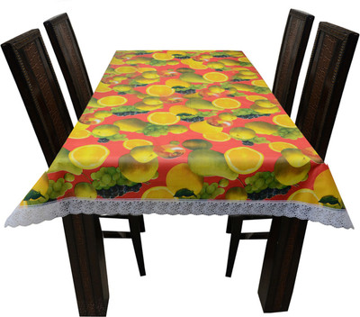 

The Trendy Floral 8 Seater Table Cover(Multicolor, PVC)