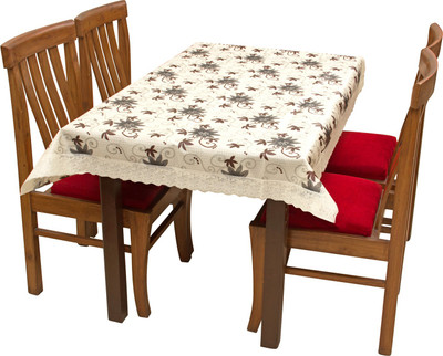 

Rajri Decor Printed 6 Seater Table Cover(Multicolor, PVC)