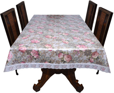 

The Trendy Floral 8 Seater Table Cover(Multicolor, PVC)