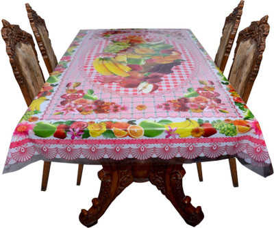 

Rajri Decor Printed 6 Seater Table Cover(Multicolor, PVC)