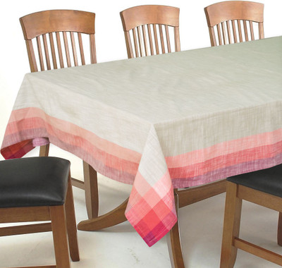 

Elan Checkered 8 Seater Table Cover(White, Cotton)