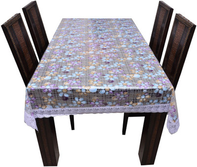 

The Trendy Printed 6 Seater Table Cover(Multicolor, PVC)