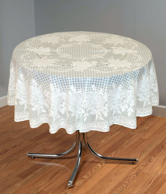 

Katwa Clasic Floral 4 Seater Table Cover(Pista Green, PVC)